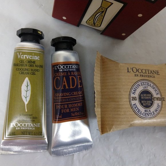 L'Occitane Men's 3 Pieces Cade Gift Set Ornament NIB - Picture 2 of 5